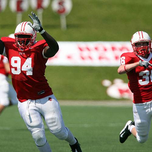 Football Player Running